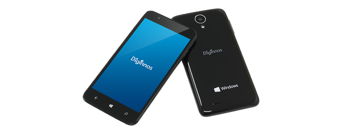 Diginnos Mobile DG-W10M 表・裏