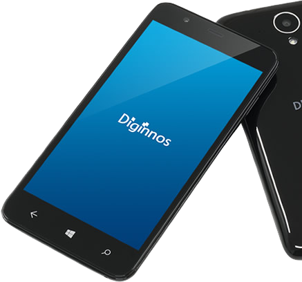 Diginnos Mobile DG-W10M の正面の仕様