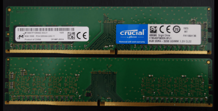 Crucial 8GB DDR4-3200 UDIMM
