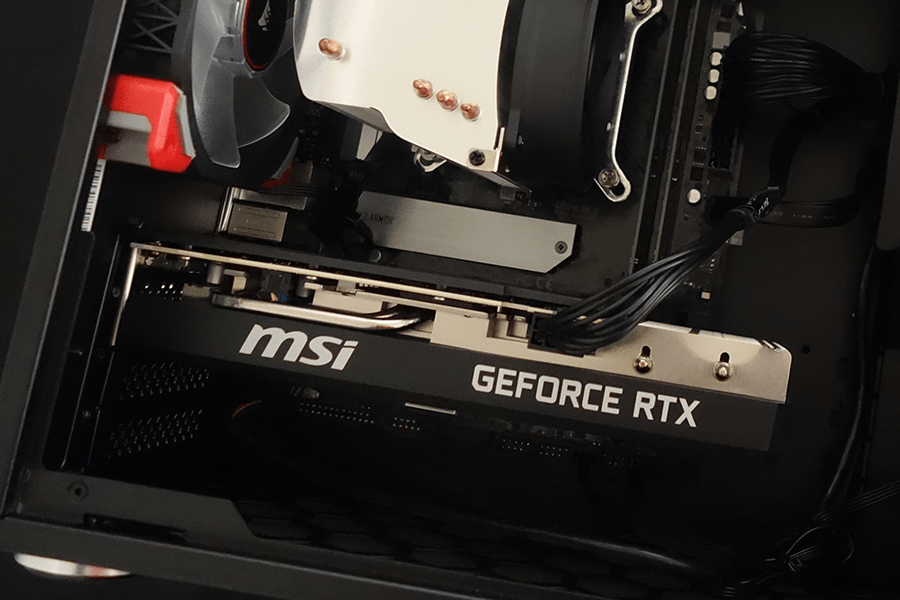 MSI製 B to B のグラフィックボード「GeForce RTX 3060 Ti」